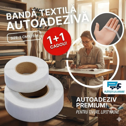 Bandă Textilă Tivuri - 1+1 🎁 GRATIS